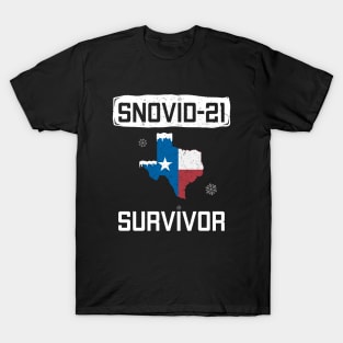 Texas Snovid 21 Survivor T-Shirt